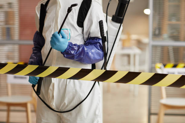 Professional Biohazard Cleanup technician working in Covington, OH